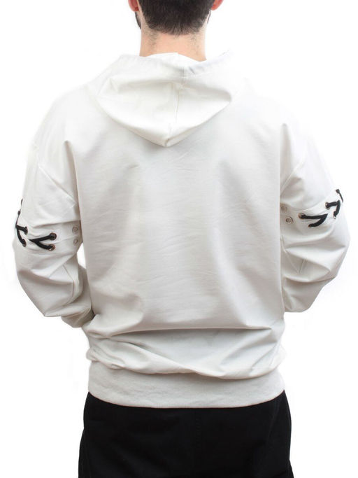 11031 WHITE Толстовка мужская (75% хлопок, 20% полиэстер, 5% спандекс) - Fashion фото 6