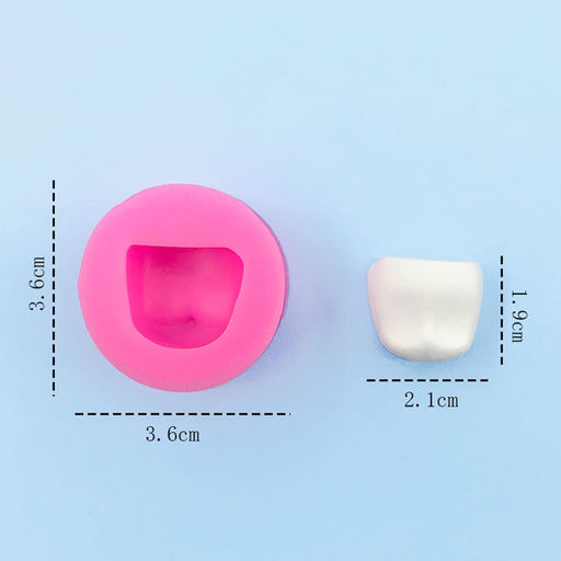 Цена за 2 шт. Молд силиконовый «Лик»