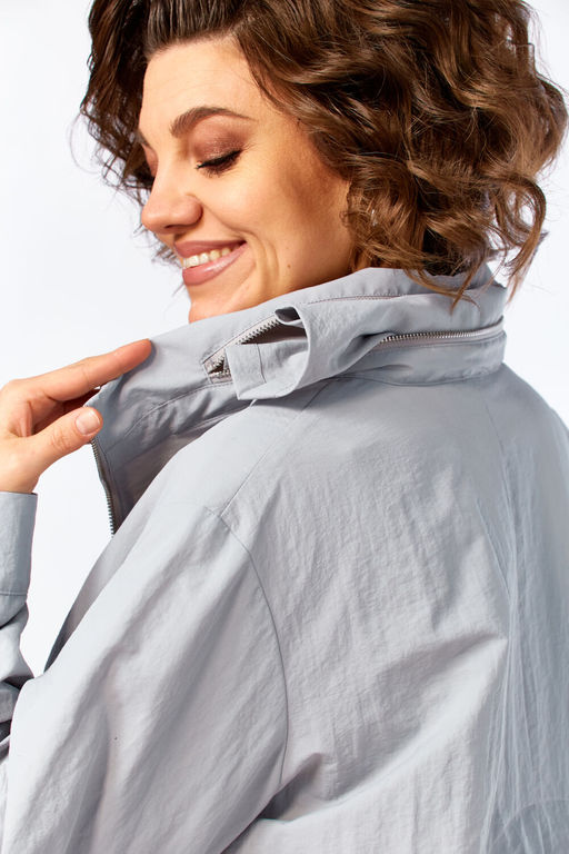 Парка Diamant 2140 серый  фото 5