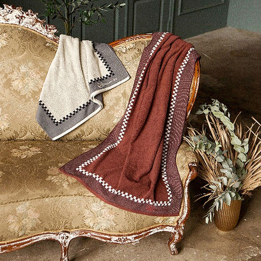 Missoni-3028 Полотенце махровое 50х90см, плотность 375гр/м2, 100% хлопок, серый (зеленый), Bolangde (Китай) - Домашняя Мода фото 4