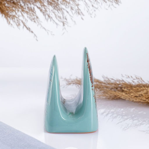 Набор для специй Борисовская керамика «Скандинавия», 5 предметов, бирюзовый