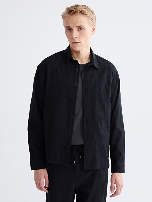 Regular Fit Uzun Kollu Erkek G?mlek