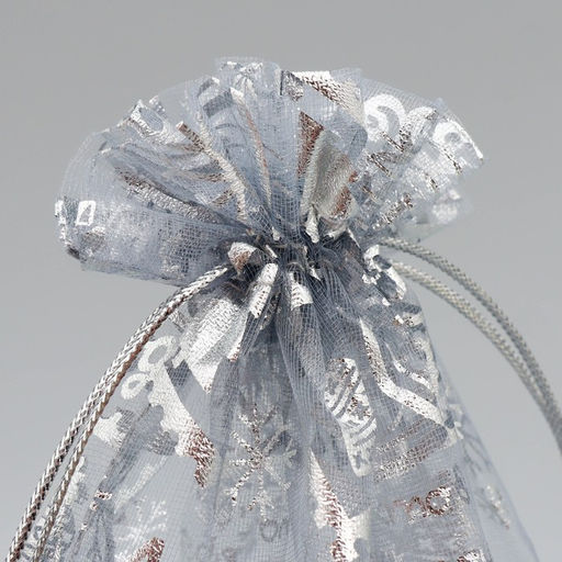 Цена за 20 шт. Мешочек подарочный органза Хорошего НГ, 20 х 30 см +/- 1.5 см - Дарите счастье фото 3