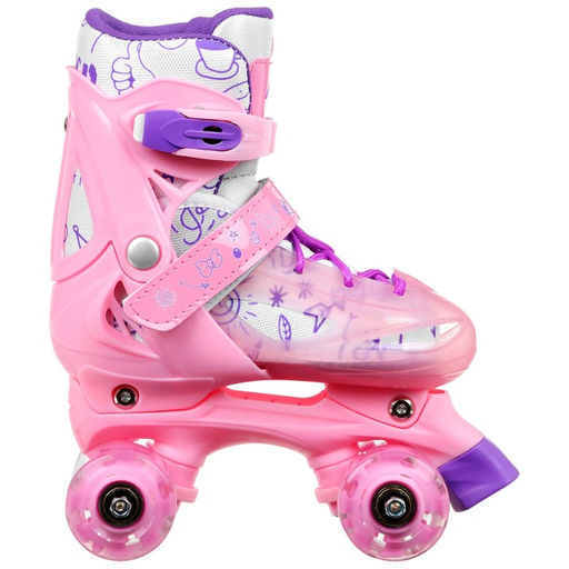 Роликовые кроссовки раздвижные, р. 35-38, колёса световые PU - Simaland фото 2