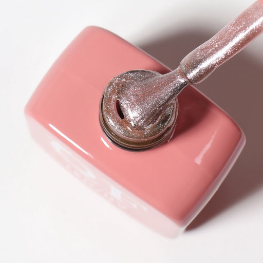 Гель лак для ногтей, кошачий глаз, трехфазный, 10 мл, LED/UV, розовый (49)