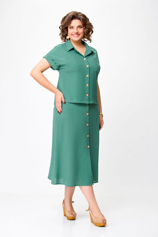 Блуза Swallow 803.2 черный+серебряный узор фото 565