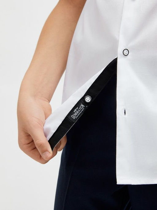 ACOOLA / Сорочка верхняя детская для мальчиков Potret белый  фото 5