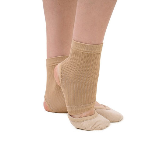 Голеностоп гимнастический Grace Dance, р. М, цвет бежевый  фото 3