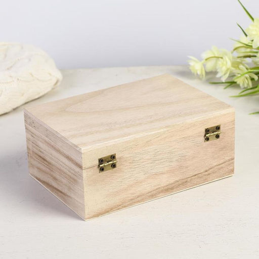 Шкатулка для росписи дерево «Тайник», для творчества, декора, 17×12×7.5 см