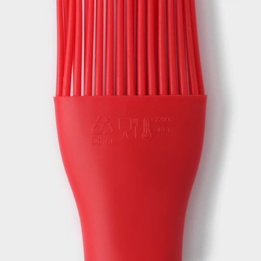 Кисть Доляна «Редмонд», силикон, 26 см, красная