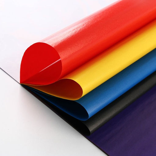 Бумага цветная двусторонняя А4 «Учись на 5» 24 листа 8 цветов мелованная, плотность 70-75 г/м², обложка 80 г/м²