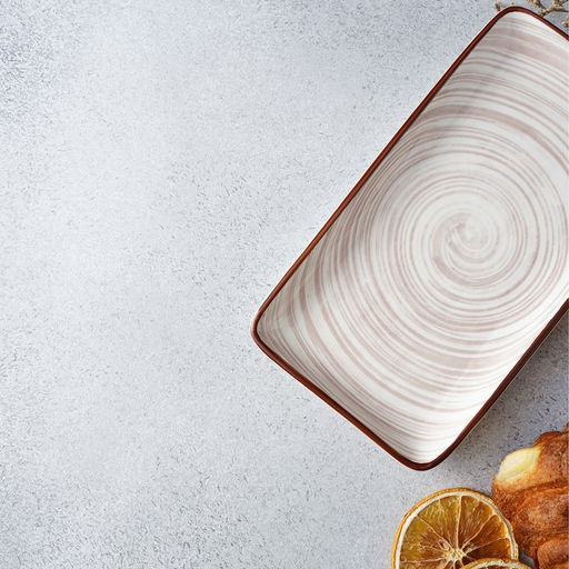 Блюдо Доляна «Искушение», 20×11×2 см, прямоугольное, керамика, розовое