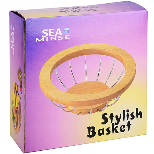 MGL04 Фруктовница бамбук/металл (х12) - Mayer&boch фото 3