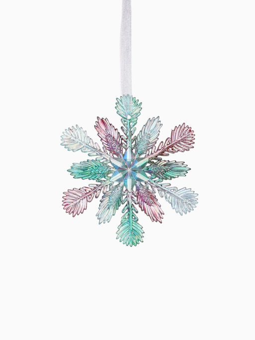 Ёлочная игрушка Зимнее волшебство. Снежинка пушистая, 1111 см, разноцветная фото 8