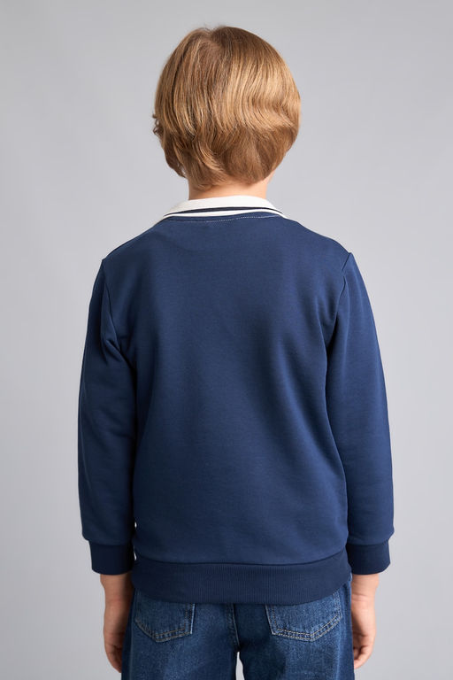 Oversize Bask_l_ Sweatshirt Erkek _ocuk - Defacto фото 8