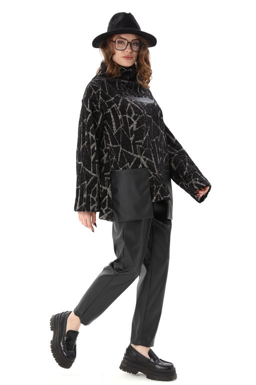 Костюм NIKVA н1002-1 черная геометрия  фото 5