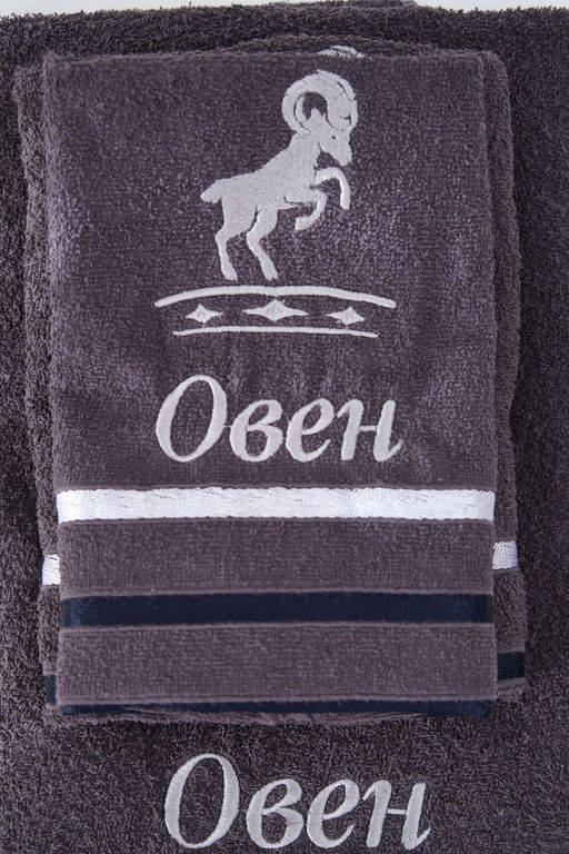 14418/10 Знаки зодиака полотенце махровое плотность 350гр