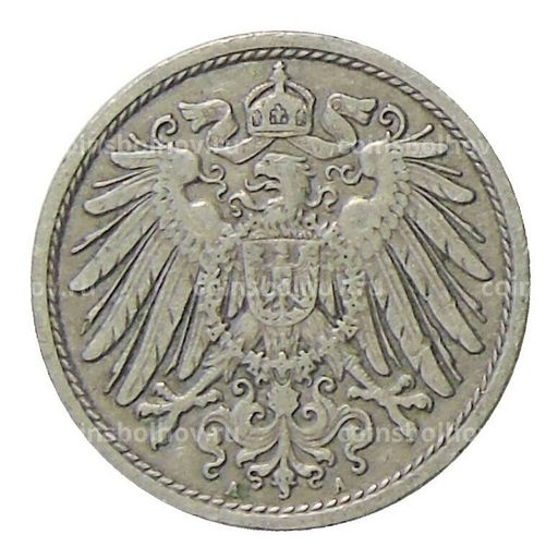 Монета 10 пфеннигов 1911 года A Германия