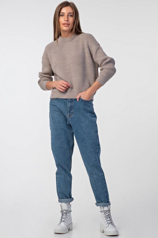 Джемпер вязаный оверсайз - Fly фото 28