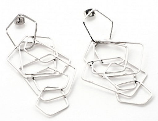 Серьги PR2946 серебро - Mini maxi фото 2