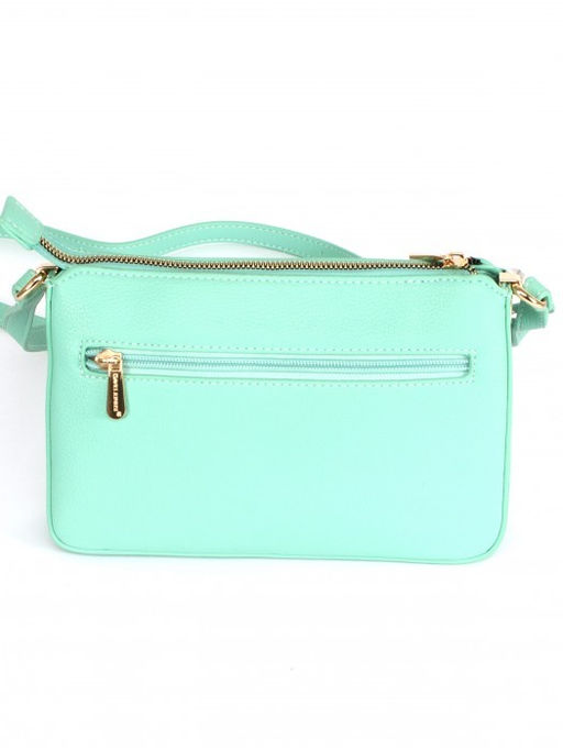 Сумка женская искусственная кожа DJ-СМ 7336-TURQUOISE, 1отд, плечевой ремень, зеленый SALE 263899 - Adelia фото 6