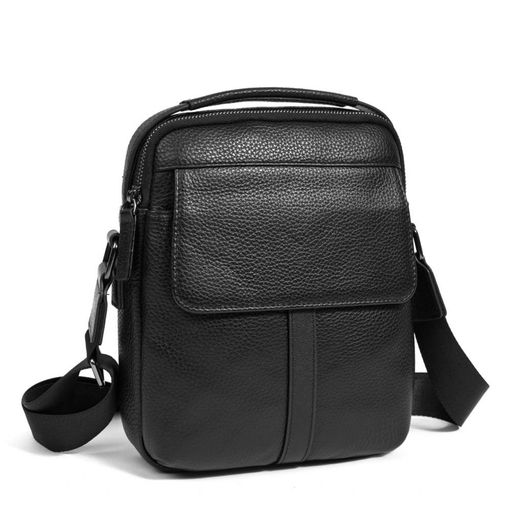 Сумка мужская, кожа, MIRONPAN 33601 Черный