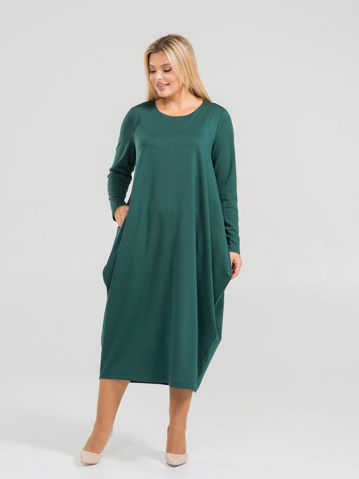 Платье 1371 темно-зеленый - Novita фото 8