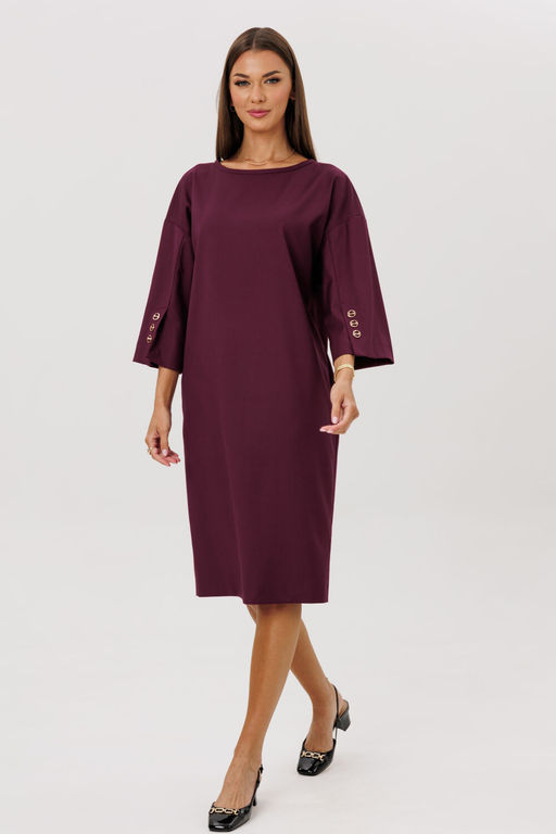 Платье Lars Style 1114 марсала