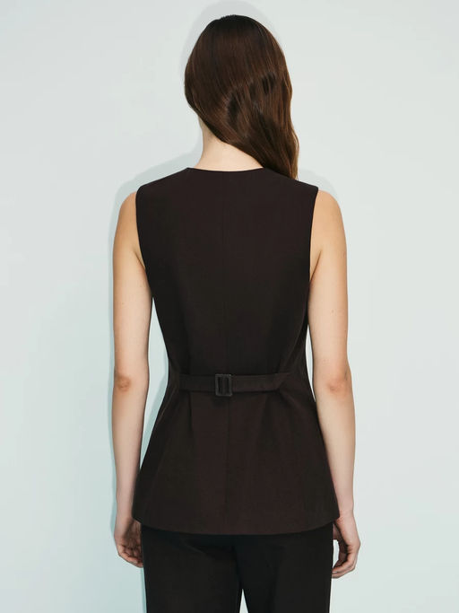 Приталенный жилет с вискозой в составе / Zarina