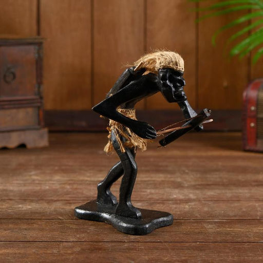 Сувенир из дерева «Абориген охотник», 17×7.5×9 см