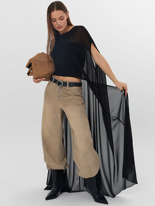 Туника Mark Formelle x Ольга Бузова черная  фото 3