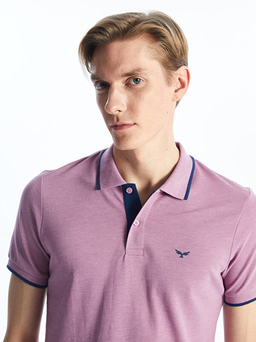 Polo Yaka K?sa Kollu Pike Erkek Ti??rt