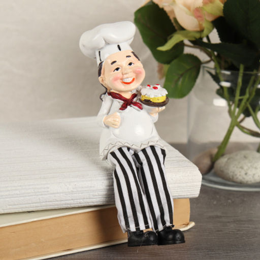 Цена за 2 шт. Фигурка Повар висячие ножки 12 см 2 штуки набор / 9791 /уп 96/ - ГалеонТрейд фото 2