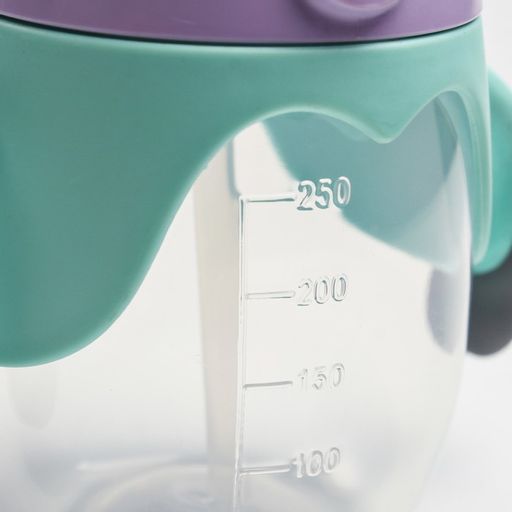 Поильник с трубочкой детский, 250 мл., с ручками, цвета МИКС - Крошка я фото 8