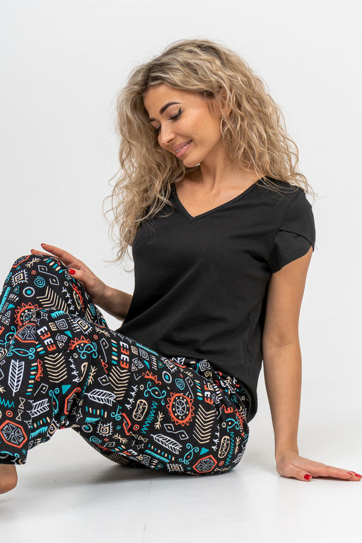 Костюм женский Натали 36691 футболка и брюки хлопок  фото 23