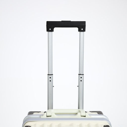 Чемодан малый 20, отдел на молнии, 2 кодовых замка, 4 колеса, крючок, цвет бежевый - Simaland фото 5