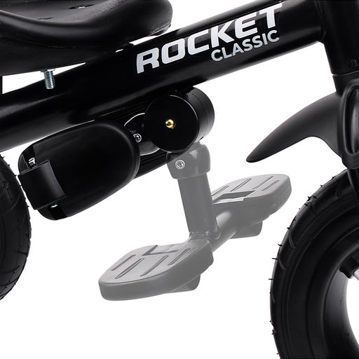 Велосипед трехколесный Rocket 136-BL, колеса EVA 10"/8", цвет синий