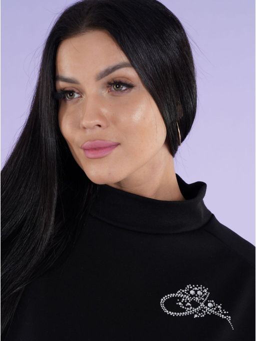 Афродита кофта женская черный - Lovetex фото 3