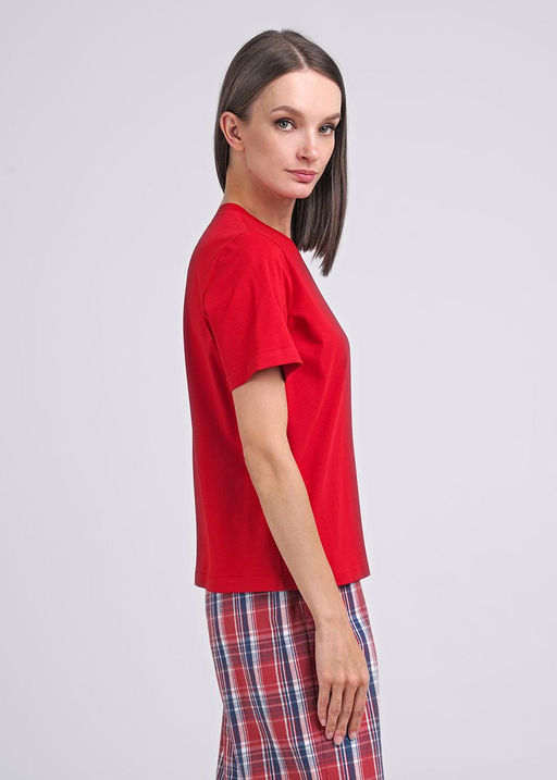 CLE LF14-1141/2 Футболка жен. Отдельные вещи НГ красный - Clever wear фото 3