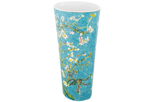 Ваза 2,4 л 16,5*12,5*28,5 см Цветущий миндаль бирюза, NEW BONE CHINA - Elan gallery фото 5