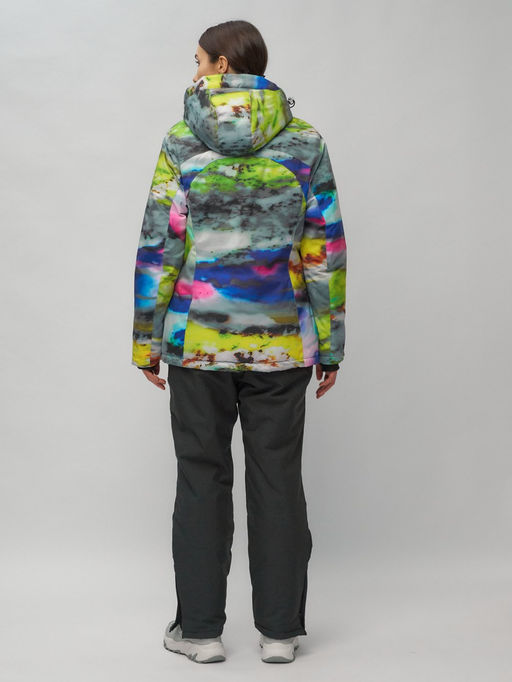 Горнолыжный костюм женский большого размера разноцветный 02278Rz - Chunmai фото 5