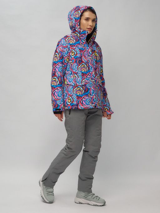 Горнолыжный костюм женский синего цвета 02302-1S - Chunmai фото 7