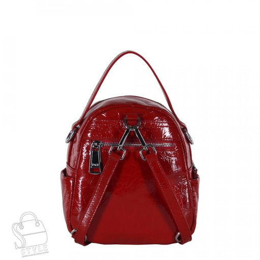 Рюкзак женский кожаный 21039СH red Polina&Eiterou/30