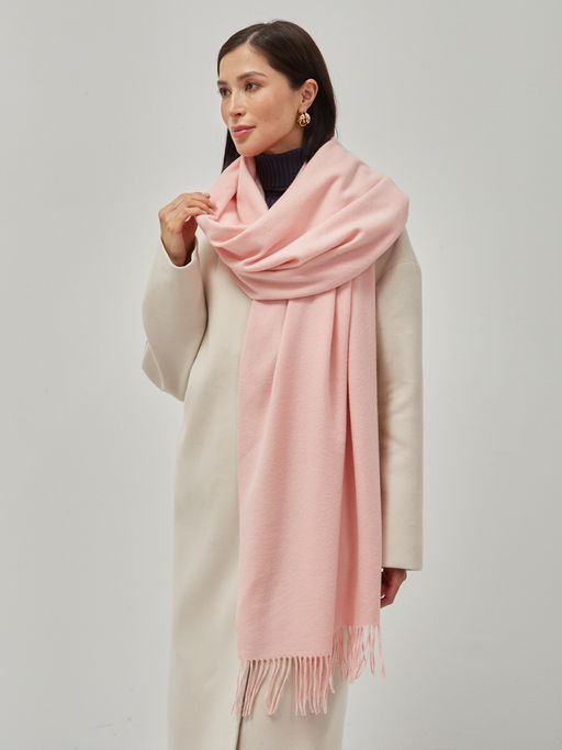 В составе шерсть и кашемир! теплый двусторонний палантин - Tantino фото 4