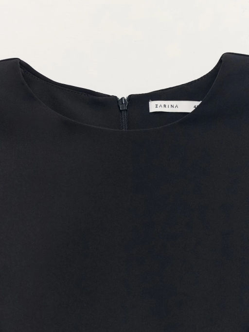 Приталенное платье мини с кружевом / Zarina  фото 10