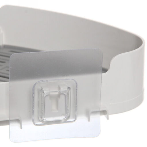 Полка для ванны с липким слоем угловая 27х19,5х5см