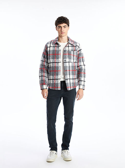 Slim Fit G?mlek Yaka Erkek Mont