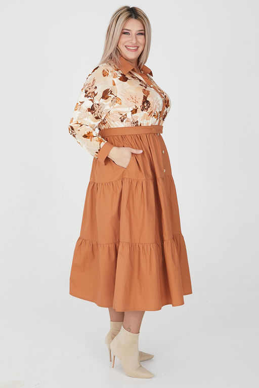 Платье Luxury Moda 1141 бежевый