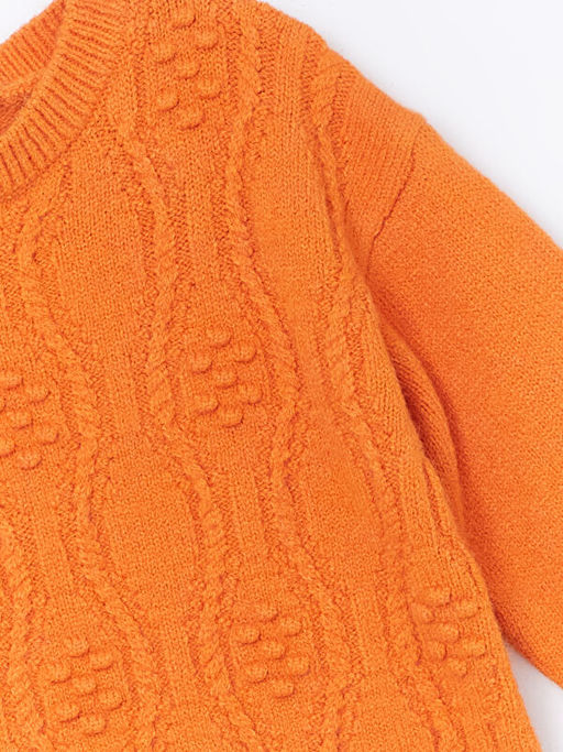 Bisiklet Yaka K?z ?ocuk Triko Kazak - Waikiki фото 2