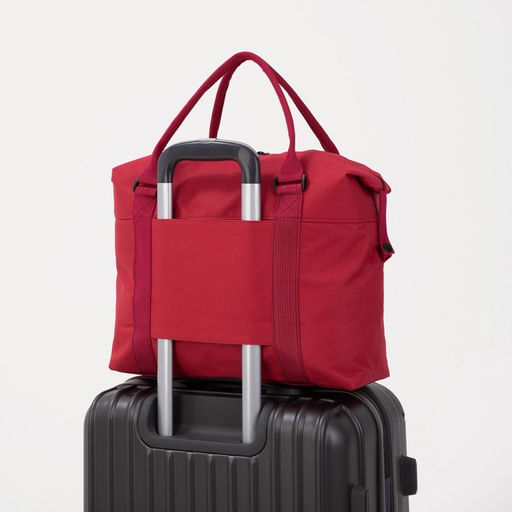 Сумка дорожная на молнии, наружный карман, цвет красный - Simaland фото 5